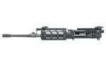 FightLite FIGHT MCR MIL DF UPR black upper assembly, right-side view with slotted handguard