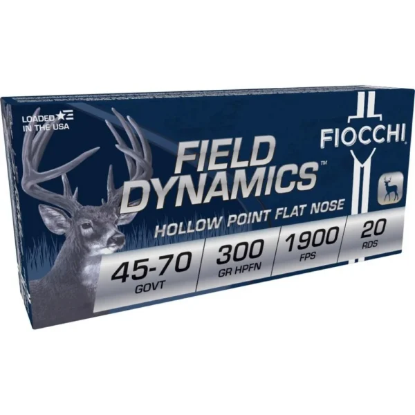 Fiocchi Ammunition Fiocchi Extrema Rifle Ammunition 45-70 Govt 300 gr JHC 1900 fps 20/ct