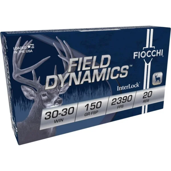 Fiocchi Ammunition Fiocchi Field Dynamics FSP Rifle Ammunition 30-30 Win 150gr 2390 FPS 20/ct