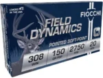 Fiocchi Ammunition FIOCCHI 308WIN 150GR PSP 20/200 - alternate view 2