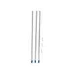 AOB Frankford Arsenal X-10 Small Primer Tube Kit, three silver tubes with blue tips and clips
