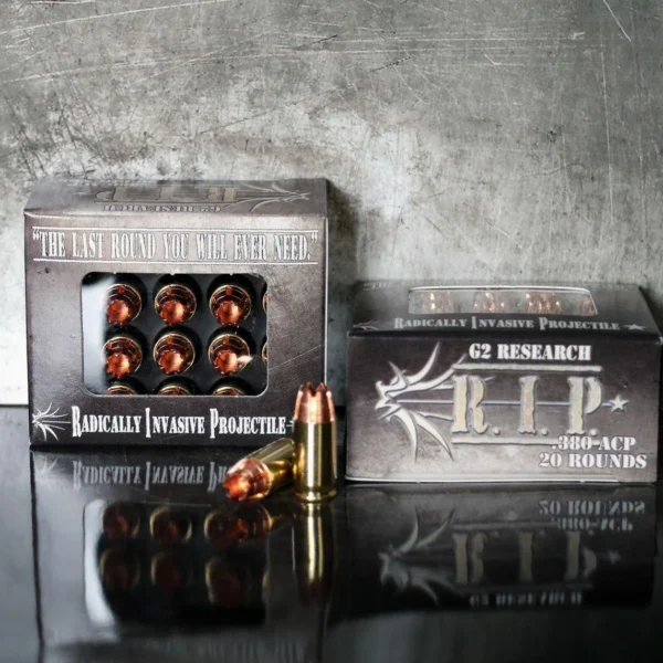 G2 Research Inc. G2 Research R.I.P. Handgun Ammunition .380 ACP 62 gr HP 1250 fps 20/ct