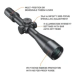 Bushnell Match Pro ED Rifle Scope 5-30x56 34mm FFP DM2 MRAD w Floating Dot Illum - alternate view 10