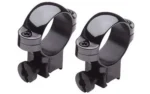 Burris Company Inc. Burris Deluxe Solid Steel .22 Rings 1" Medium 0.80" Actual Height - Gloss - alternate view 2