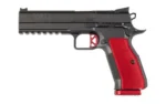 Cz-Usa Firearms CZ USA Dan Wesson DWX Handgun 9mm Luger 10rd Magazine 5" Barrel Black with Red Grips - alternate view 2