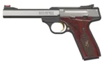 Browning Firearms Browning Buck Mark Medallion Rosewood Handgun .22LR 10rd Magazine 5.5" Barrel Pro Target Sights CA