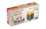 STERLING 9MM 115GR FMJ STEEL 50/1000 - alternate view 2