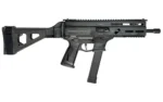 Global Ordnance Grand Power Stribog SP9G3 Handgun 9mm Luger 30rd Magazines(3) 8" Barrel SBT Brace-Uses Glock Style Magazines
