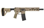 Diamondback DB15 Handgun .300 Blk 30rd Magazine 10.5" 5/8x24 Threaded Barrel FDE with SBA5 Brace - alternate view 2