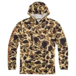Browning Clothing Browning Hooded Long Sleeve Tech Shirt Vintage Tan Camo M - alternate view 2