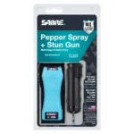 Security Equipment Corporation Sabre Pepper Spray and 2-in-1 Stun Gun Multi-Range Protection Pack Black Teal - alternate view