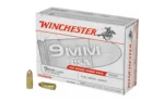 Winchester Ammunition Winchester USA Handgun Ammunition 9mm Luger 115 gr. FMJ 1190 fps 200/ct Bulk - alternate view 2