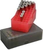 Mtm Molded Products Company MTM .38/.357 Mag 50-Round Slip Top Handgun Ammo Box Smoke - alternate view 2