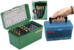 Mtm Molded Products Company MTM Deluex H-50 Series Rifle Ammo Box Clear Blue - alternate view 2