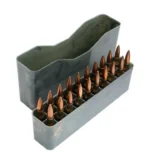 Mtm Molded Products Company MTM J-20 Slip Top Ammo Box 7mm Rem -338 Win Clear Green - alternate view 2