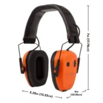 The Allen Company Inc. Allen ULTRX Bionic Bluetooth Passive Ear Muffs 22dB Brave Orange - alternate view 2