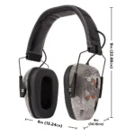 The Allen Company Inc. Allen ULTRX Bionic Electronic Ear Muffs 22dB Veil Tac Grey Camo - alternate view 2