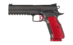 Cz-Usa Firearms CZ USA Dan Wesson DWX Handgun 9mm Luger 19rd Magazine 5" Barrel Black with Red Grips - alternate view 2