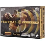 Federal Cartridge Co. Federal Premium Cape-Shok Rifle Ammunition .470 Nitro 500 gr TBSS 2150 fps - 20/ct - alternate view 2