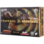 Federal Cartridge Co. Federal Premium Cape-Shok Rifle Ammunition .416 Rigby 400 gr SAF 2400 fps - 20/ct - alternate view 2