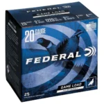 Federal Cartridge Co. Federal Game-Shok Upland Game Hi Brass Load Shotshells 20 ga 2 3/4" 1 oz 1220 fps #4 25/ct - alternate