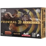 Federal Cartridge Co. Federal Premium Cape-Shok Rifle Ammunition .500 Nitro 570 gr SAF 2100 fps - 20/ct - alternate view 2