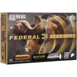 Federal Cartridge Co. Federal Premium Cape-Shok Rifle Ammunition .458 Win Mag 500 gr TBSS 1950 fps - 20/ct - alternate view 2