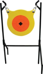 Birchwood Casey World of Targets Boomslang AR500 Shooting Gong Target 1/2" x 9.5" Diameter Yellow - alternate view 2