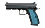 Cz-Usa Firearms CZ SHADOW 2 cal. 9mm black polycoat blue grips 3x 17rd mags - alternate view 2