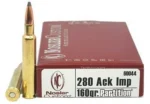 Nosler Bullets Inc. Nosler Partition Trophy Grade Rifle Ammunition 280 Ackley Improved 160 gr PSP 2950 fps 20/ct - alternate