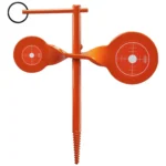 Champion Rimfire Screw-In Double Gong Spinner Target Steel Orange - alternate view 2