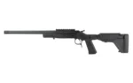 CVA Scout XP-SB Rifle .300 Blackout Single Shot 16.5" Threaded Fluted Stainless Steel Barrel w/Graphite Black Stock