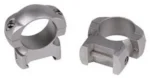 Weaver Grand Slam Steel Top Mount Scope Rings 1" Medium Silver - alternate view 2