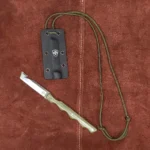 Templar Knife Templar Neck Knife Fixed Knife 2 2/5" Drop Point Blade OD Green - alternate view 2