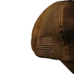 Nine Line Apparel Nine Line Tan American Made Mesh Back Hat with Dropline - alternate view 2