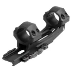 Leapers Inc. Leapers 1-Piece UTG ACCU-SYNC QR Cantilever Mount 1" Medium w 50mm Offset - Matte Black - alternate view 2