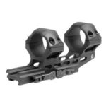 Leapers Inc. Leapers UTG ACCU-SYNC QR Cantilever Mount 30mm High w 34mm Offset - Matte Black - alternate view 2