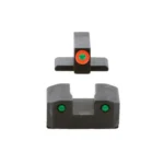 Ameriglo Trooper Tritium Handgun Sight Set for Springfield XD Green Rear Green with Orange Front - alternate view 2