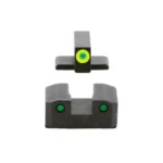 Ameriglo Trooper Tritium Handgun Sight Set for Springfield XD Green Rear Green with Lumigreen Front - alternate view 2