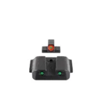 Ameriglo Trooper Tritium Handgun Sight Set for S&W M&P Shield (Excludes EZ) Green Rear Green with Orange Front - alternate