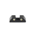 Ameriglo Tritium 2-Dot Rear Handgun Sight for Glock Yellow with White Front - alternate view 2