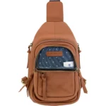 Rugged Rare Smith & Wesson Concealed Carry Purse Sling Bag Tan - alternate view 2