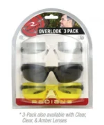 Radians Inc. Radians Overlook Shooting Glasses Combo Pack Clear Amber Lens 3/ct - alternate view 2