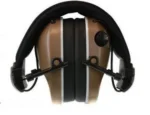 Radians Inc. Radians Dual Microphone Electronic Earmuff 3.5mm Stereo Jack 23dB Black Tan - alternate view 2
