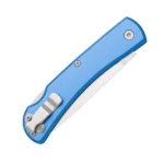 Bear & Son Cutlery Bear & Son Locking Farmhand Folding Knife 2-3/4" Drop Point Blade Blue with Clip - alternate view 2