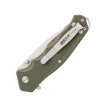 Bear & Son Cutlery Bear & Son G10 Sideliner Folding Knife 3-3/8" Drop Point Blade OD Green with Trigger Boxed - alternate