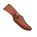 Bear & Son Cutlery Bear & Son Upswept Skinner Fixed Knife 3-1/8" Clip Point Blade Stag Delrin with Leather Sheath - alternate