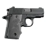 Hogue Inc. Hogue Overmolded Rubber Grip Handgun Grips for Sig Sauer P238 Slate Grey with Finger Grooves - alternate view 2