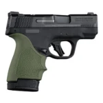 Hogue Inc. Hogue HandAll Beaver Tail Handgun Grip Sleeve S&W M&P 9 Shield Plus OD Green - alternate view 2