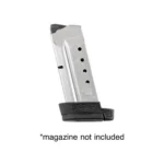 Hogue Inc. Hogue OverMolded Rubber Grip Extension Base Pad for S&W M&P 40 Shield 7rd Magazines Black - alternate view 2